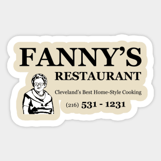 Fanny's Restauant Sticker